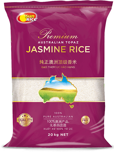 Topas Sun. Jasmine Rice 20kg