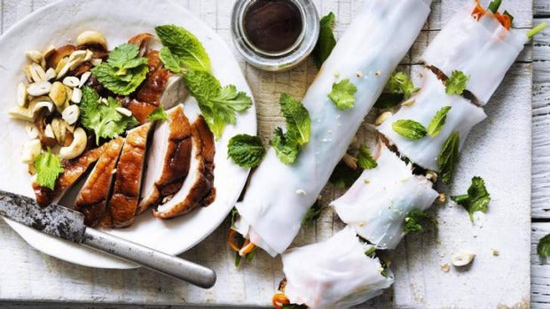 Roasted Duck Rice Paper Roll