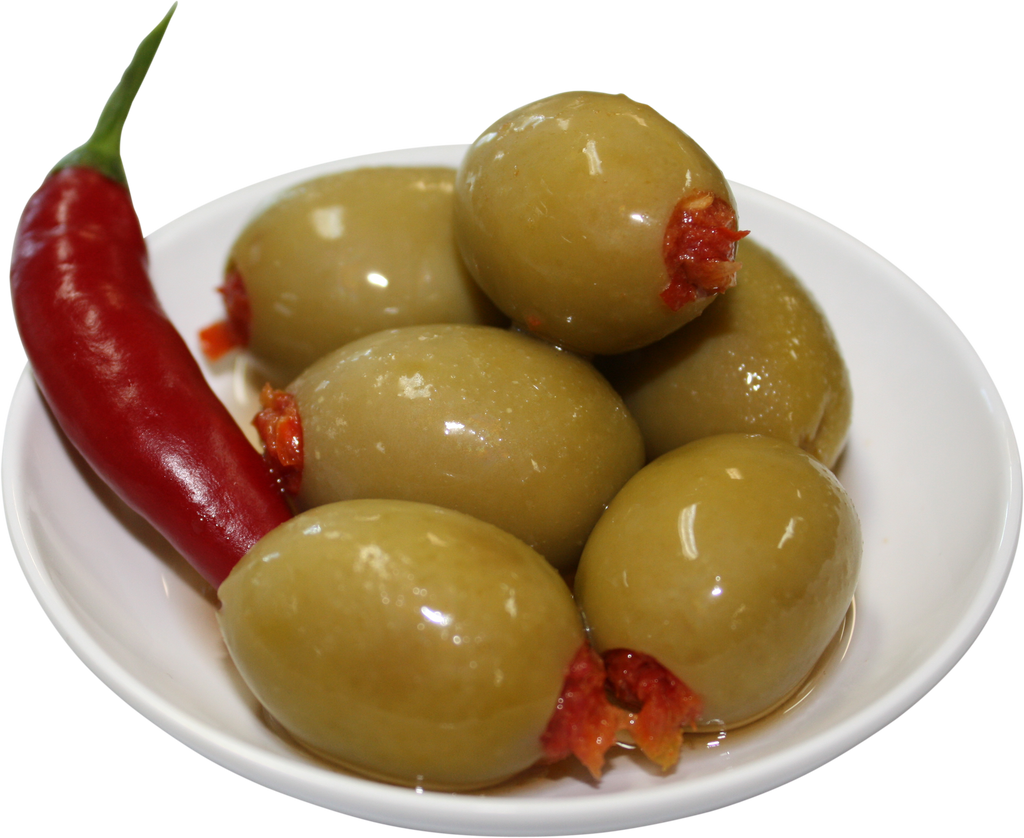 Hot Chilli Stuffed Olives 350g