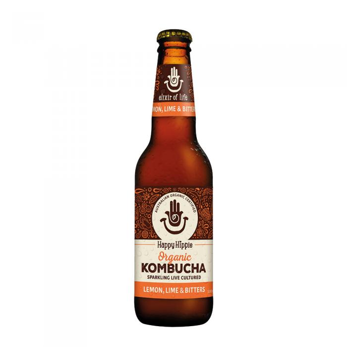 Happy Hippie Kombucha Lemon*12