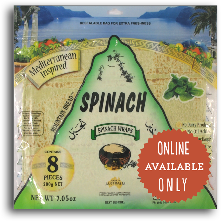 Mountain Bread Spinach 200g