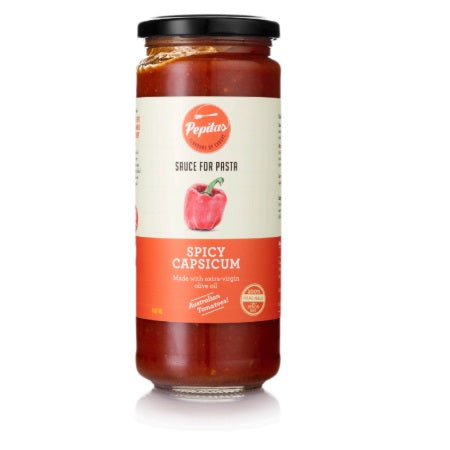 Spicy Cap Pepitas Pasta Sauce