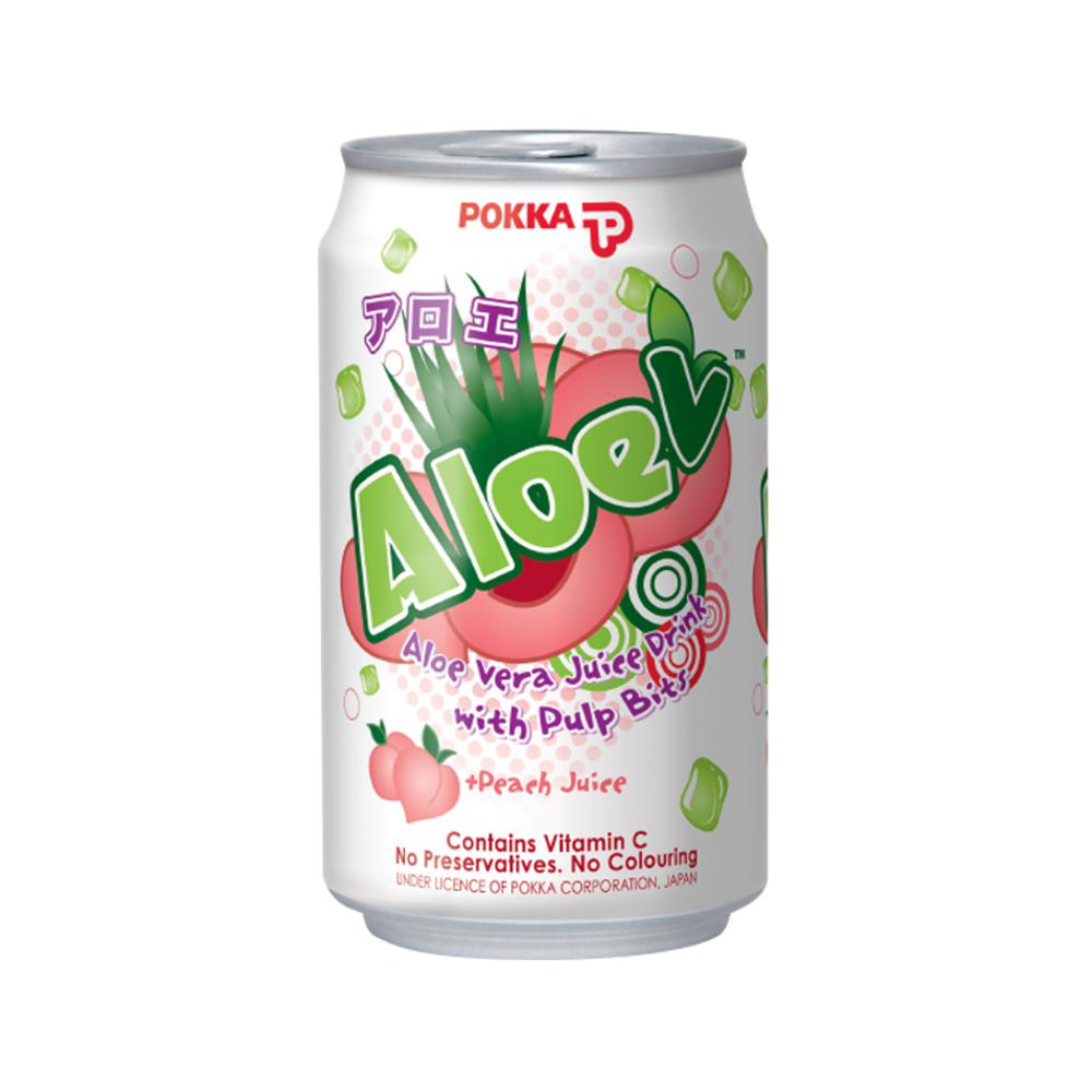 Pokka Aloe Vera Peach 300ml